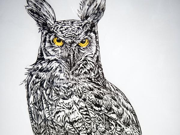 Copper Etching by Marne Elmore, presented by Sun Valley Museum of Art