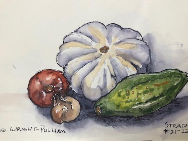 Vegetable Garden Sketching with Poo Wright-Pulliam at Sun Valley Museum of Art